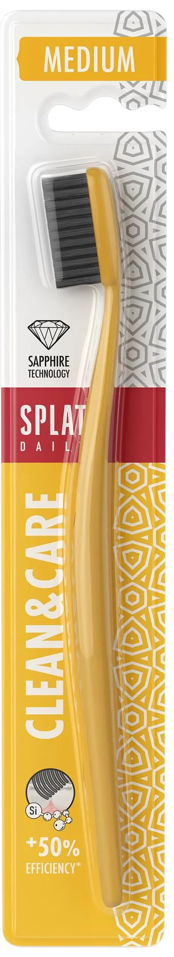 Зубна щітка Splat Daily Clean&Care середня