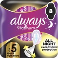 Прокладки гигиенические Always Platinum Secure Night Extra, 7 капель, 5 размер, 8 шт