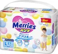 Підгузки-трусики Merries, розмір L, 9-14 кг, 27 шт