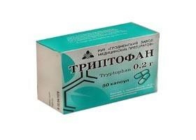 Триптофан капсулы по 200 мг №30 (10х3)