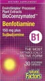 Бенфотіамін і сульбутіамін Natural Factors BioCoenzymated Benfotiamine вег.капсули №30