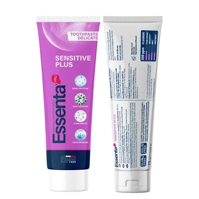 Зубна паста Essenta PRO Sensitive Plus, 75 мл