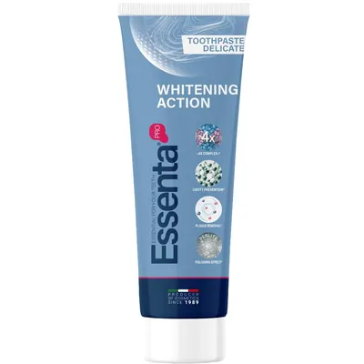 Зубна паста Essenta PRO Whitening Action, 75 мл