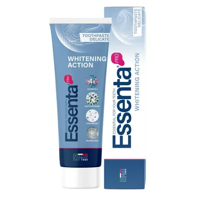 Зубна паста Essenta PRO Whitening Action, 75 мл