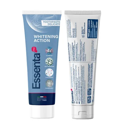 Зубна паста Essenta PRO Whitening Action, 75 мл