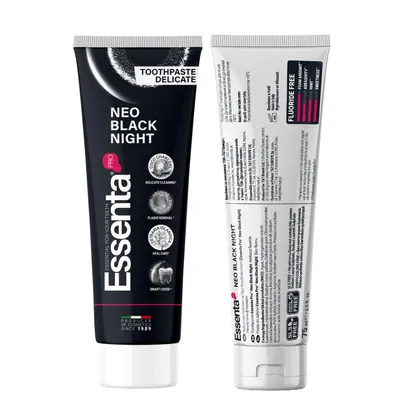 Зубна паста Essenta PRO Neo Black Night, 75 мл