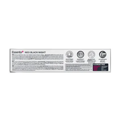 Зубна паста Essenta PRO Neo Black Night, 75 мл