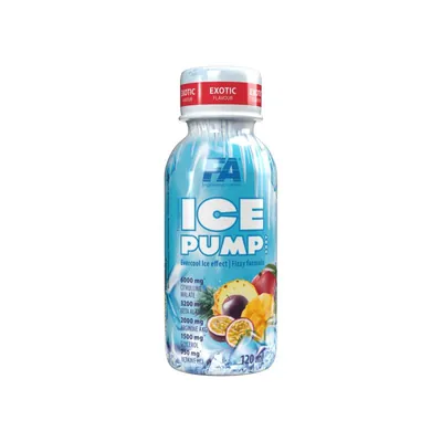Передтренувальний комплекс Fitness Authority Ice Pump Shot екзотик, 120 мл