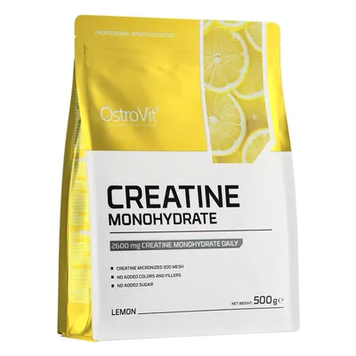 Креатин моногідрат OstroVit Creatine Monohydrate лимон, 500 г