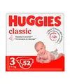 Підгузки Huggies Classic дитячі розмір 3, 4-9 кг, 52 шт