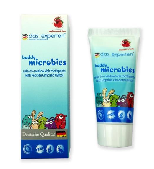 Зубна паста Das Experten Buddy Microbies дитяча 0+, 50 мл