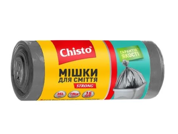 Пакети для сміття Chisto Strong 35 л, 15 шт