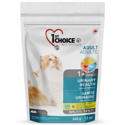 Корм сухой 1st Choice Urinary Health для взрослых котов для котов склонных к МКБ, 340 г