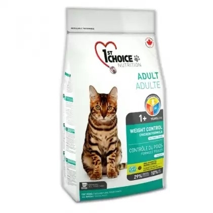 Корм сухий для дорослих котів 1st Choice Adult Weight Control зі смаком курки, 350 г