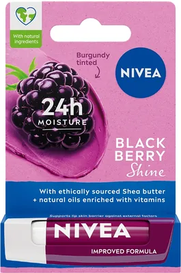Бальзам для губ Nivea Ожинове сяйво, 4,8 г