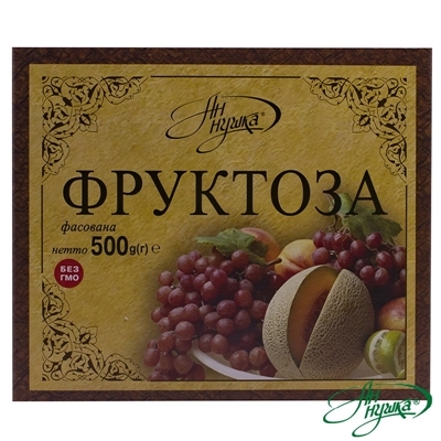 Фруктоза порошок по 500 г в пач.