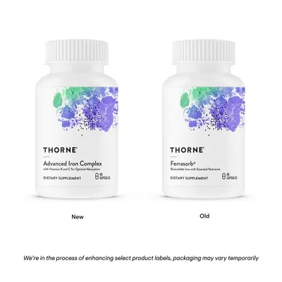 Комплекс Заліза Thorne Research Advanced Iron Complex (Ferrasorb) капсули №60