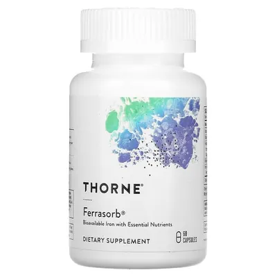 Комплекс Заліза Thorne Research Advanced Iron Complex (Ferrasorb) капсули №60