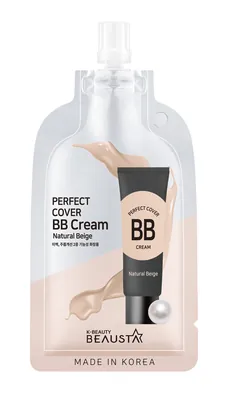 Крем ВВ Beausta Natural Beige для ідеального тонування відтінок натуральний бежевий, 10 мл