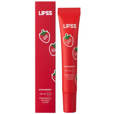 Блиск для губ Lipss Lipper Strawberry SPF 20, 8 мл