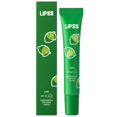 Блиск для губ Lipss Lipper Lime SPF 20, 8 мл