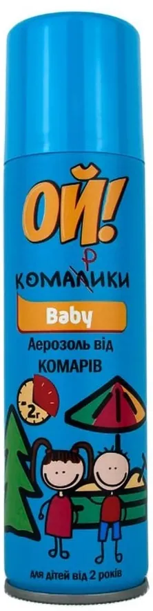 Аерозоль Ой! Комарики Baby від комарів, 150 мл