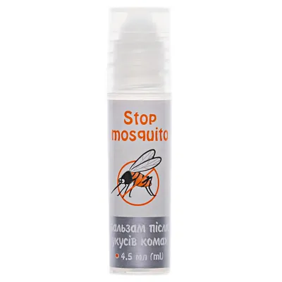 Бальзам Stop Mosquito після укусів комах, 4,5 мл