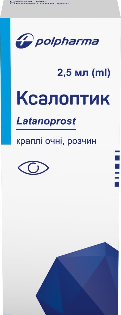 Ксалоптик капли глаз., р-р 50 мкг/мл по 2.5 мл во флак.-кап.