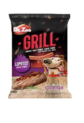 Лакомство для собак Dr.Zoo Grill Жевательные полоски со вкусом филе на гриле, 50 г