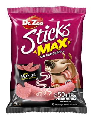 Лакомство для собак Dr.Zoo Sticks max Палочки со вкусом колбаски, 50 г