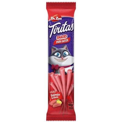 Ласощі для котів Dr.Zoo Tiritas Закуска зі смаком лосося, 40 г