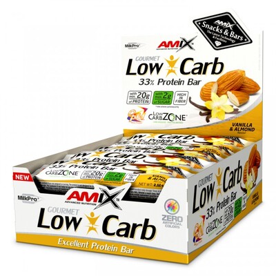 Батончик Amix Nutrition Low-Carb 33% Protein Bar Ванільно-мигдальний, 60 г