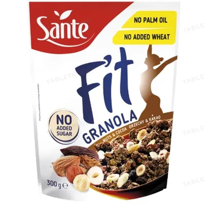 Гранола Sante Fit Granola горіхи та какао, 300 г