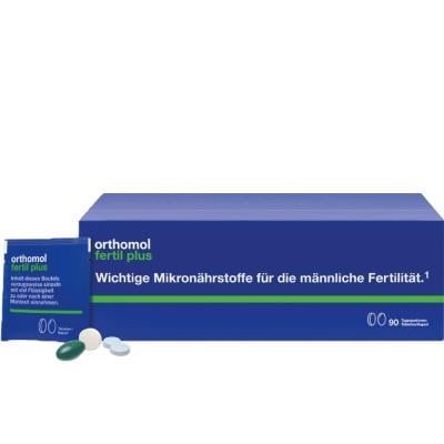 Ортомол Fertil plus для мужчин в период план. беременности капсулы + таблетки, курс 90 дней