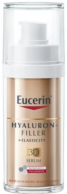 Сироватка для обличчя Eucerin Hyaluron-Filler + Elasticity 3D потрійна антивікова (83566), 30 мл