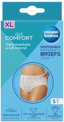 Труси післяпологові Canpol Babies 9/600 одноразові, розмір XL, 5 шт