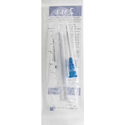 Шприц 2 мл Alexpharm 2-х компонентный Luer Slip с иглой 23G (0,6 х 30 мм), 1 штука