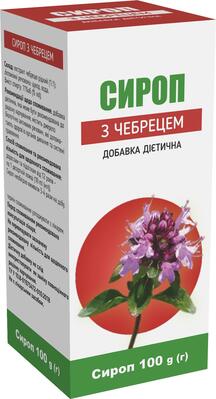 Сироп с чабрецом, 100 мл