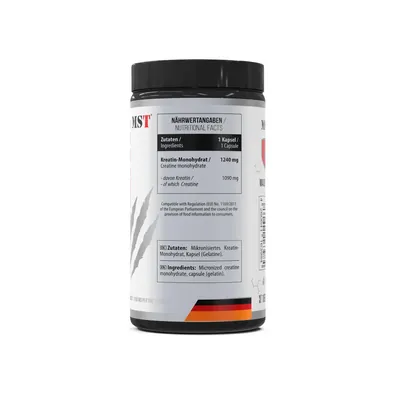Креатин MST Nutrition Creatine Monohydrate, 120 капсул