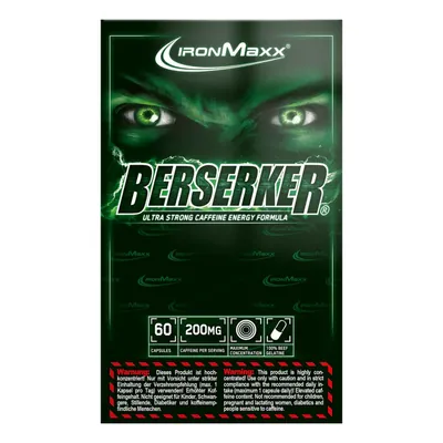 Енергетичний комплекс перед тренуванням IronMaxx Berserker, 60 капсул