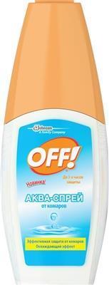 Аква-спрей от комаров OFF,  100 мл
