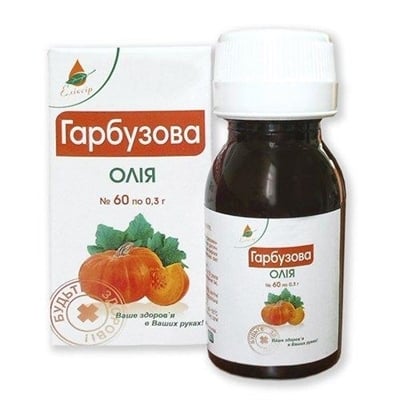 Тыквы масло капсулы по 0,3 г №60
