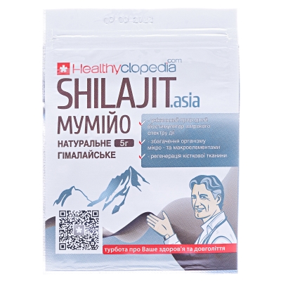 Мумие очищенное Экосвит Shilajit по 5 г в пак.