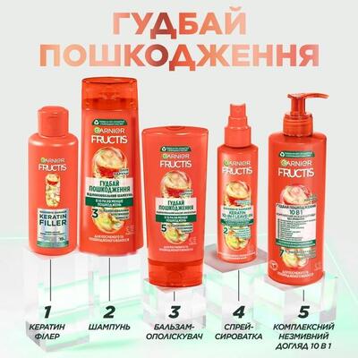 Бальзам-ополаскиватель Garnier Fructis Гудбай секущиеся кончики, 200 мл