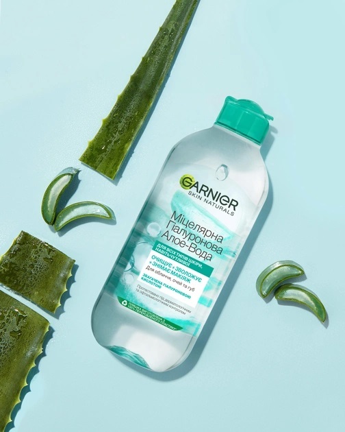 Міцелярна вода Garnier Skin Naturals Гіалуронова з Алое, 400 мл