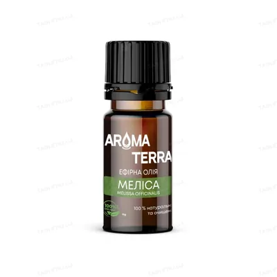 Ефірна олія Aroma Terra Меліси, 10 мл