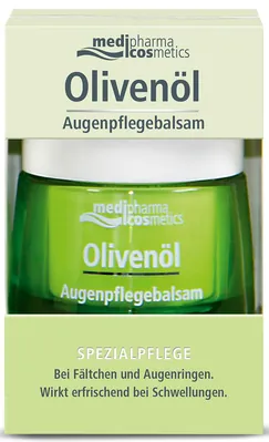 Бальзам для контуру очей Medipharma Cosmetics Olivenol комплексної дії, 15 мл