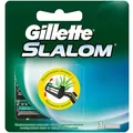 Картриджі змінні Gillette Slalom зі зволожуючою смужкою, 3 шт
