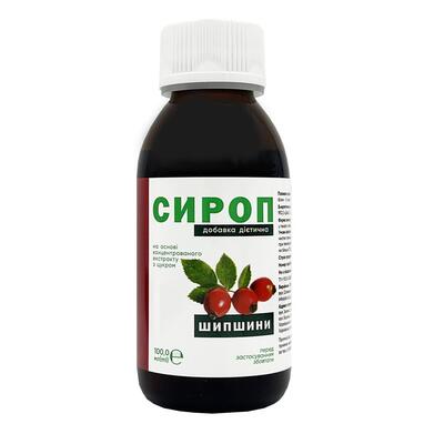 Шиповника К&Здоровье сироп на основе концентрированного экстракта с сахаром, 100 мл