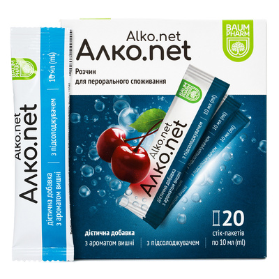 Алконет Baum Pharm раствор по 10 мл №20 в стиках